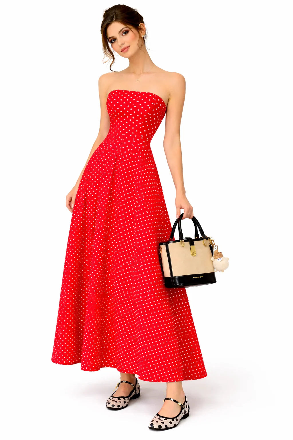 Get This Timeless Red Polka Dot Elegant Outfit under $100