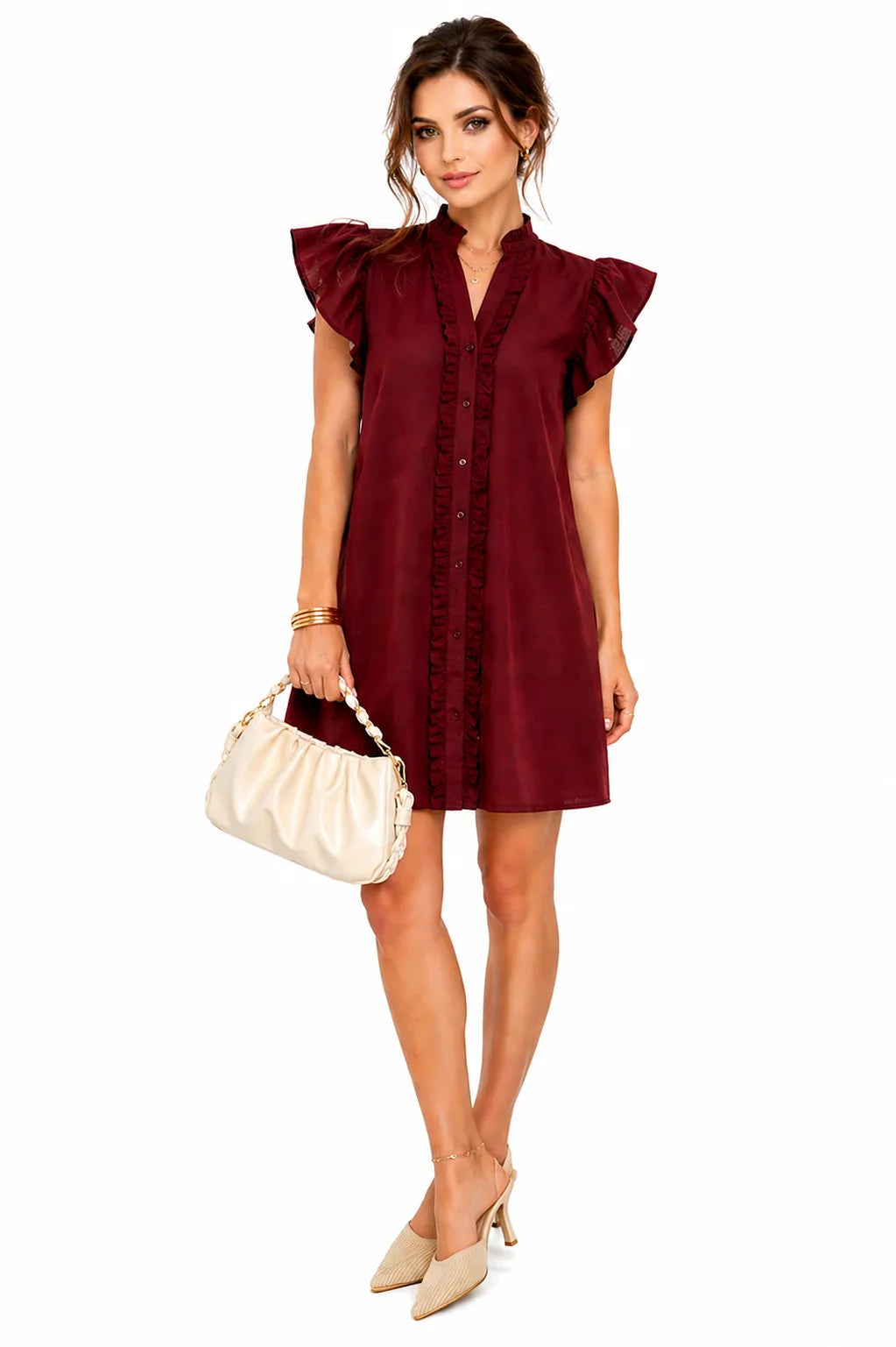 Steal This Chic Burgundy Outfit Under $140